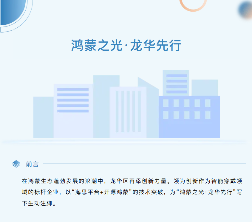 鸿蒙之光·龙华先行——领为创新闪耀智能穿戴新纪元！